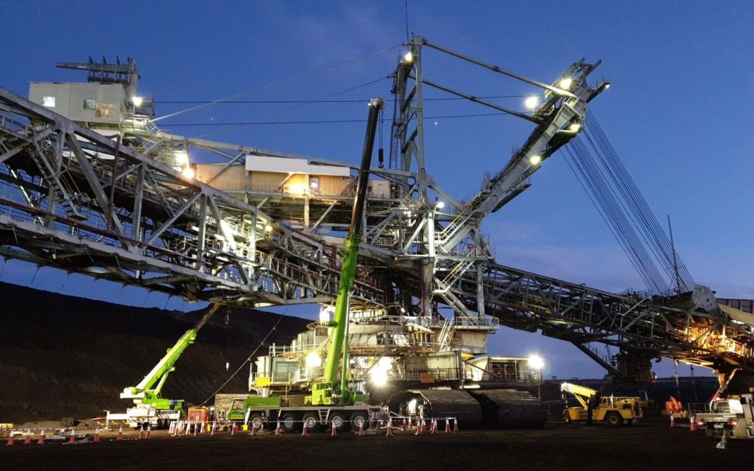5,000 Tonne Coal Mine Excavator Lift